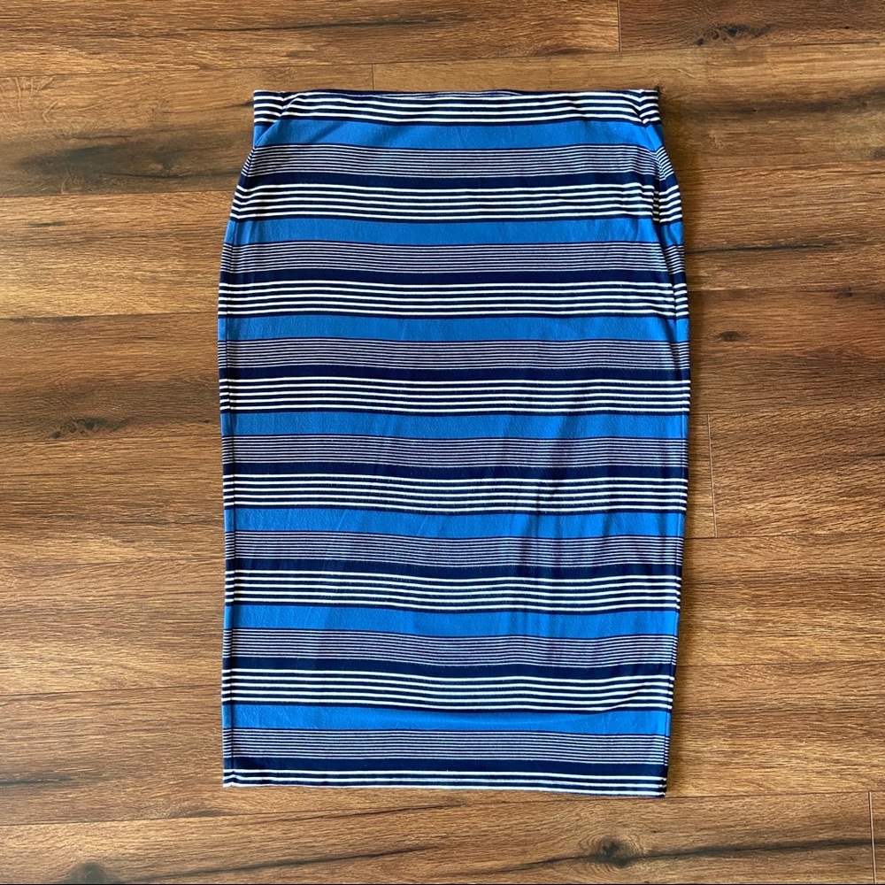 Old Navy Cotton Stretchy Midi Pencil Skirt